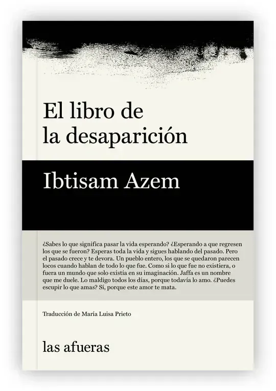 Portada del libro El libro de la desaparición de Ibtisam Azem