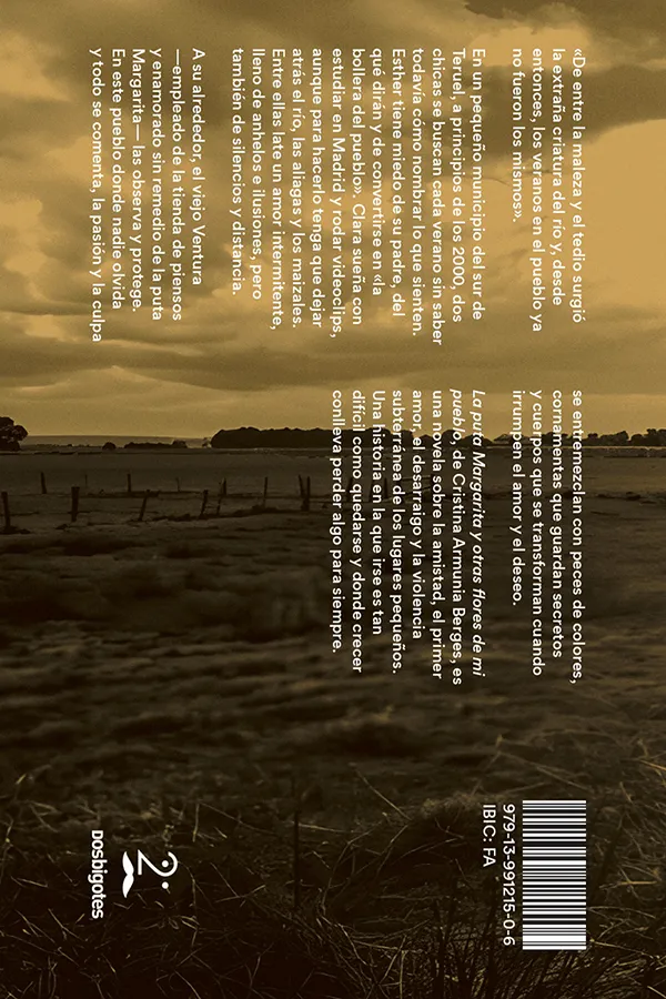 Portada del libro La puta Margarita y otras flores de mi pueblo de Cristina Armunia Berges