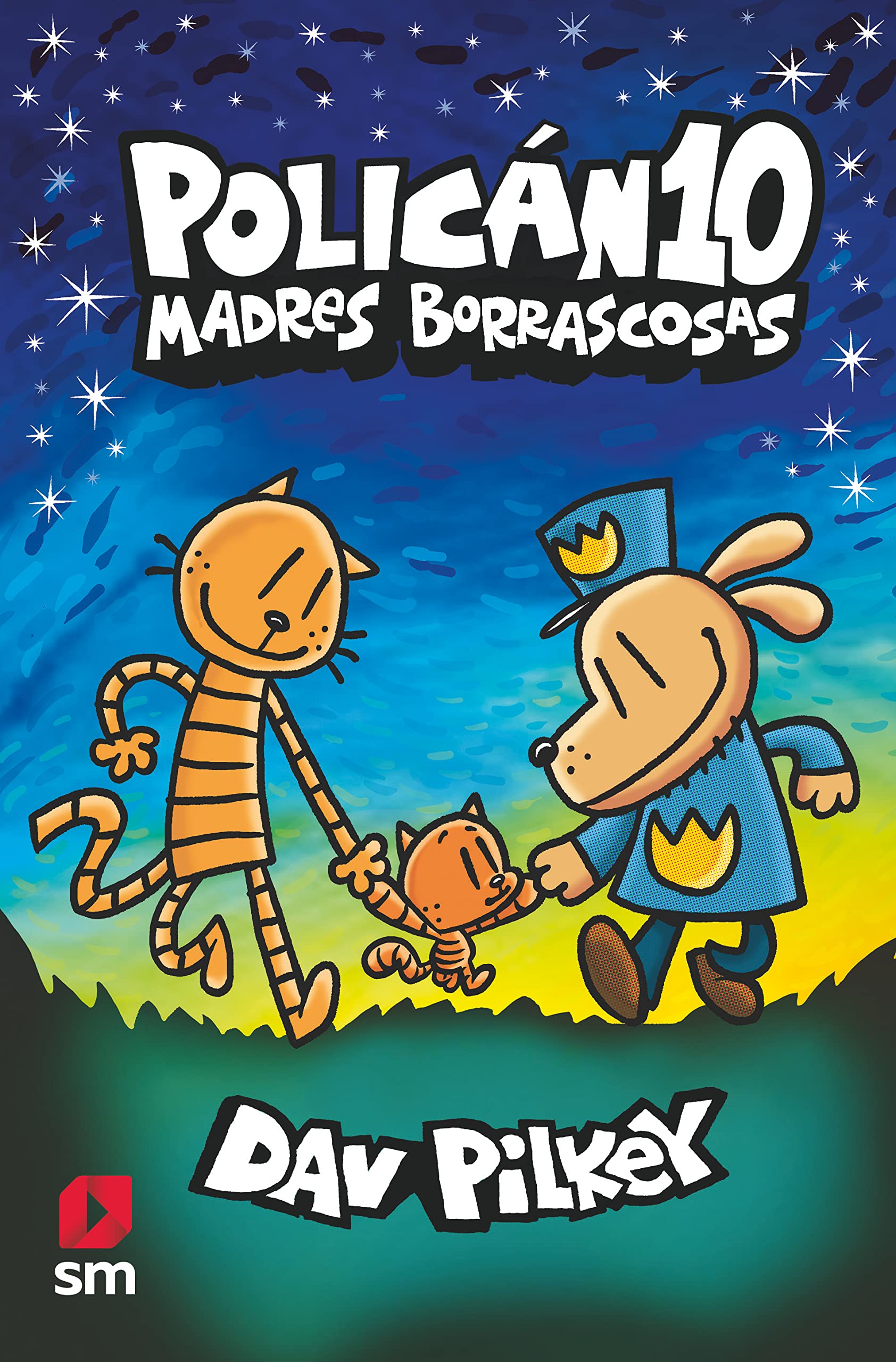 Libro Policán 10: Madres borrascosas de Dav Pilkey