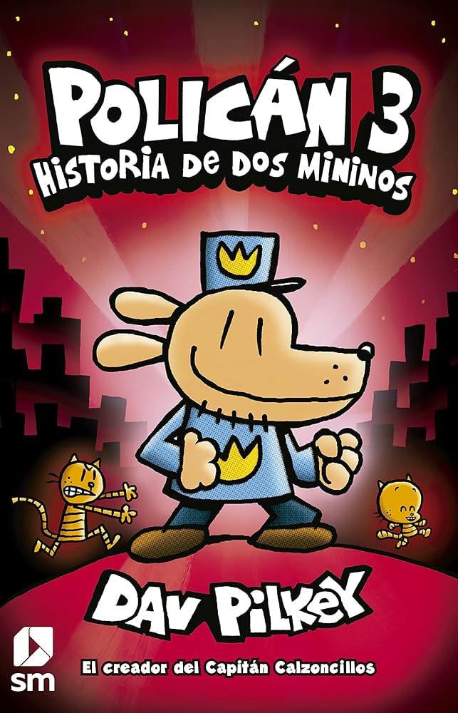Libro Policán 3: Historia de dos mininos de Dav Pilkey