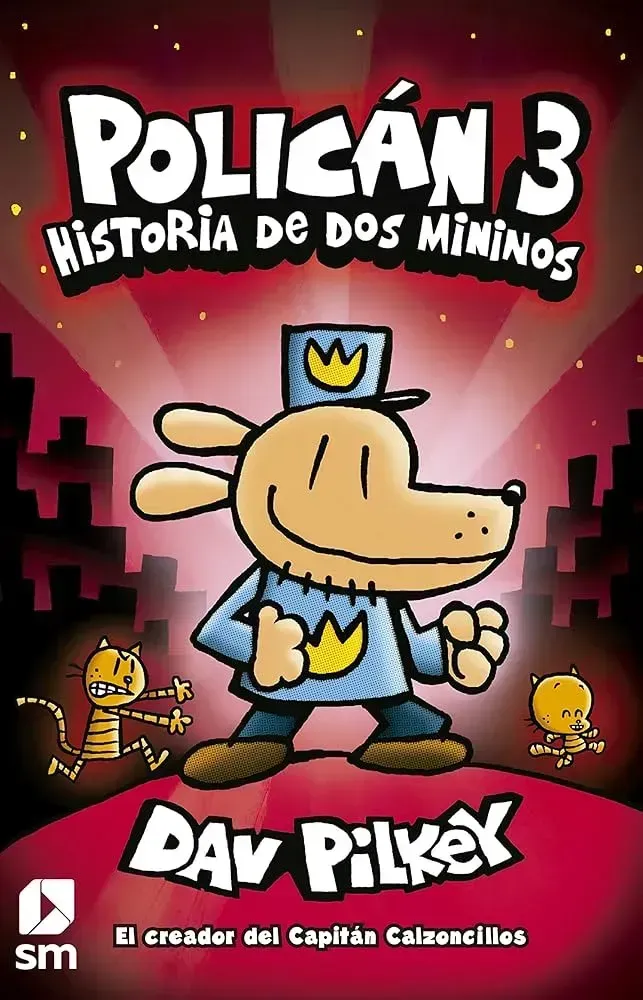 Libro Policán 3: Historia de dos mininos de Dav Pilkey