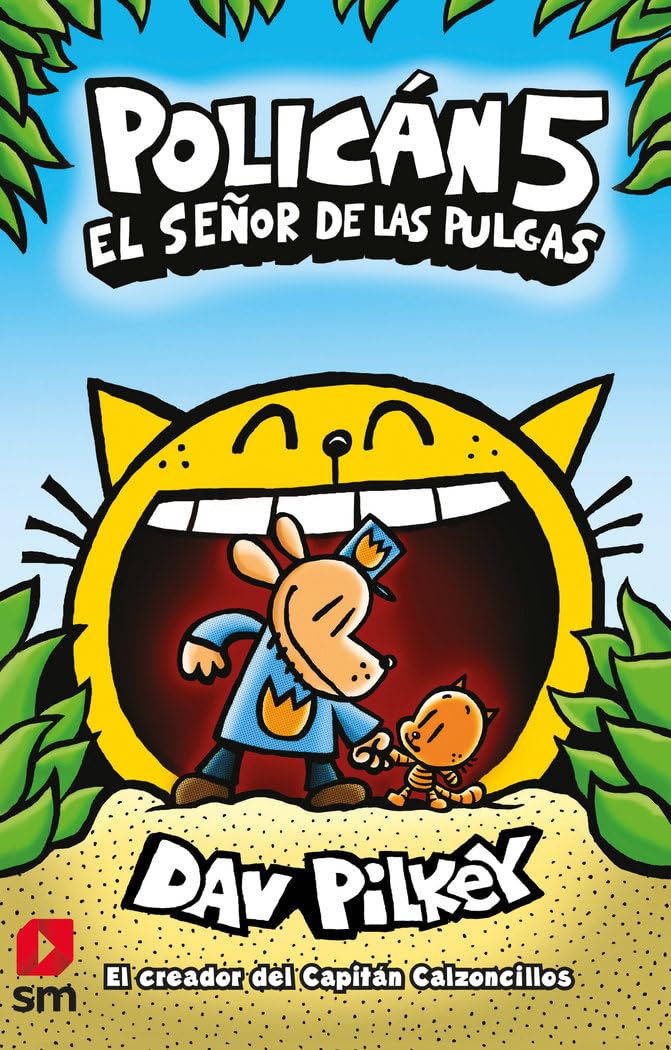 Libro Policán 5: El señor de las pulgas de Dav Pilkey