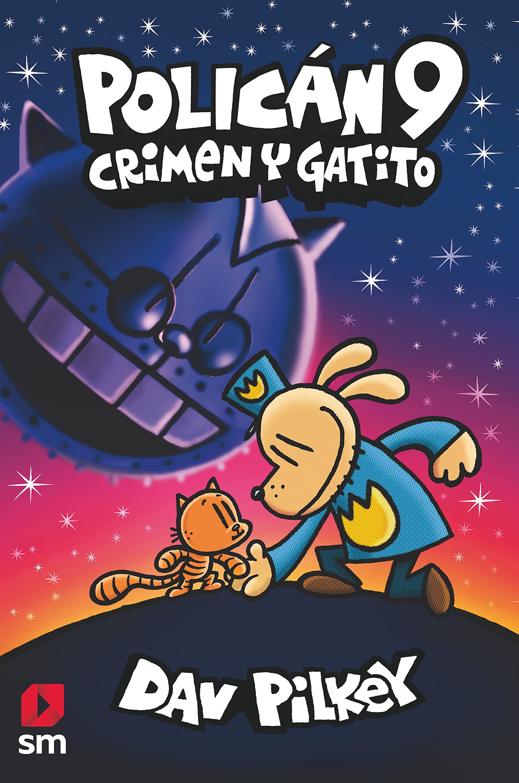 Libro Policán 9: Crimen y gatito de Dav Pilkey